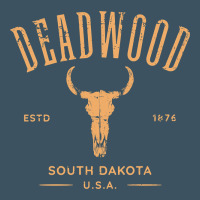 Deadwood South Dakota Usa Vintage Distressed Style Design Long Sleeve Urban Heavy Tee | Teevron