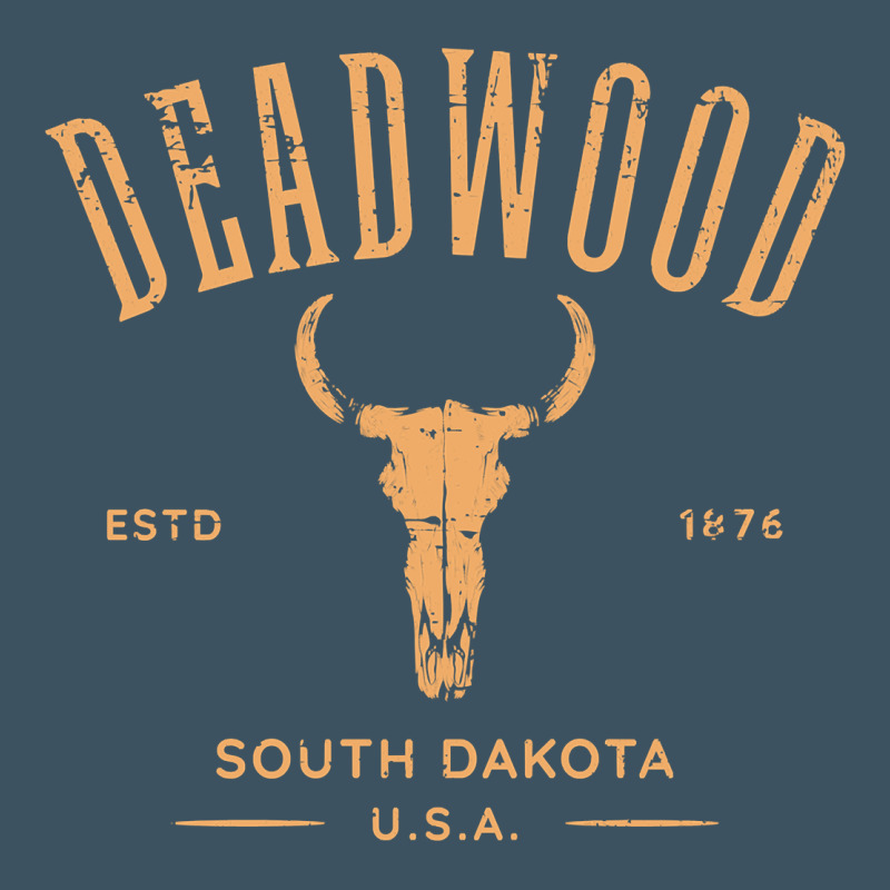Deadwood South Dakota Usa Vintage Distressed Style Design Long Sleeve Urban Heavy Tee by StudioElite | Teevron