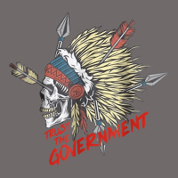 Trust The Government Skull Native American Chief Native T Shirt Urban Heavy Tee | Teevron