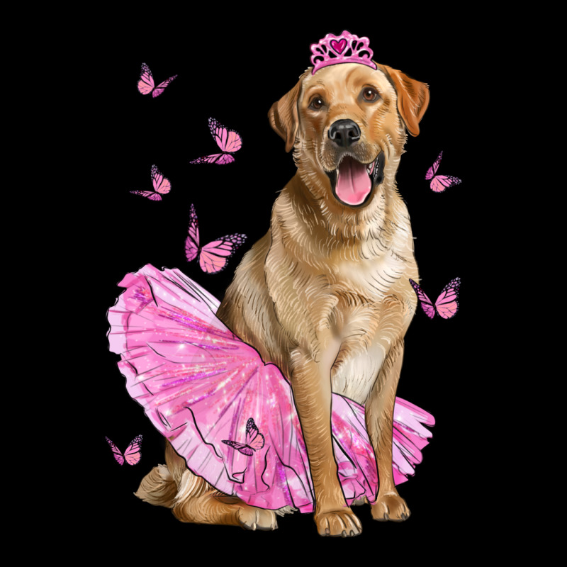 Labrador Retriever Dog With Tutu Ladies Tee by LillyAllenDesigns | Teevron