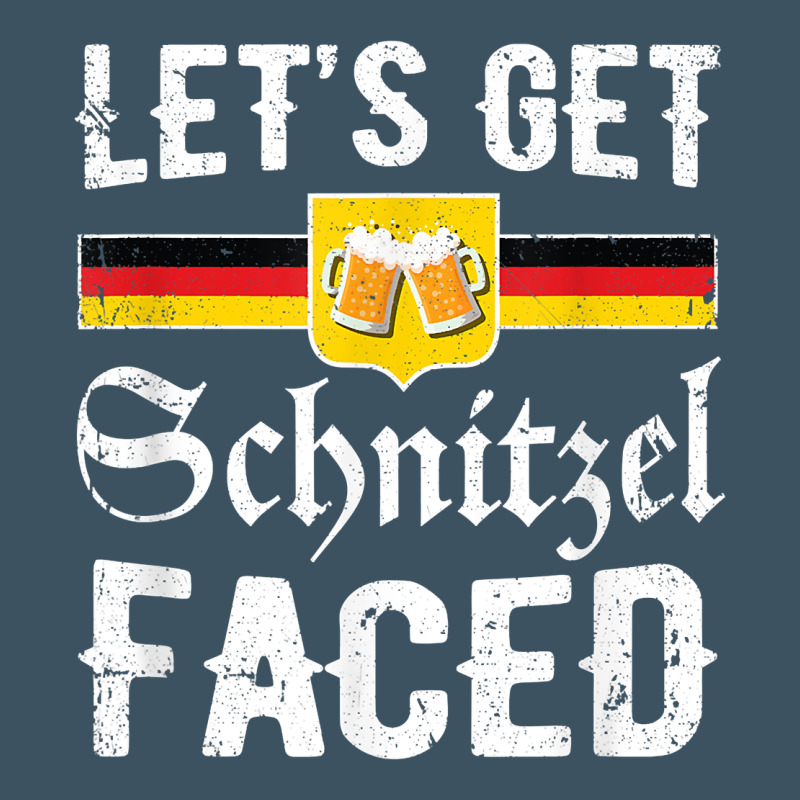 Lets Get Schnitzel Faced Men Women Vintage Oktoberfest T Shirt Urban Heavy Tee by StudioElite | Teevron