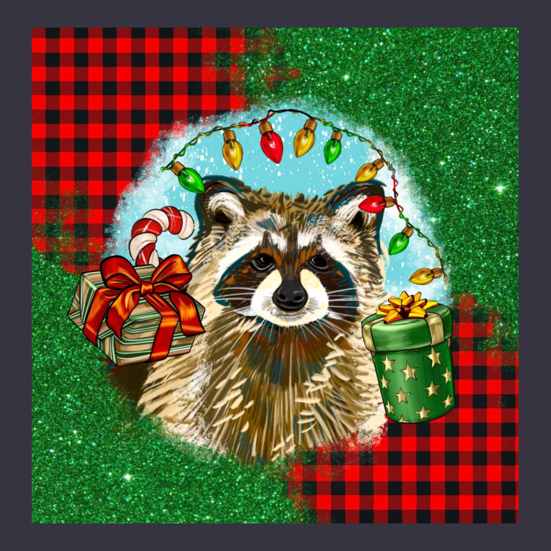 Christmas Raccoon Vintage Hoodie by BarkalooDesign | Teevron