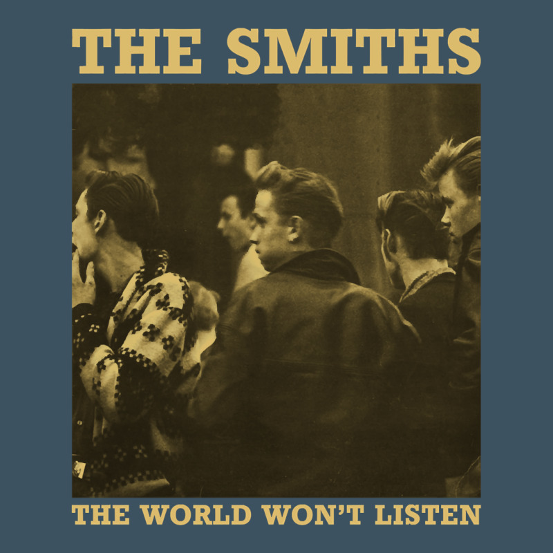 The Smiths The World Won't Listen Gift Men Women Urban Heavy Tee by StudioElite | Teevron