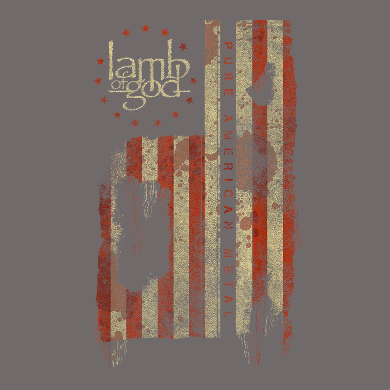 Lamb Of God, Pure American Metal Flag Urban Heavy Tee by StudioElite | Teevron