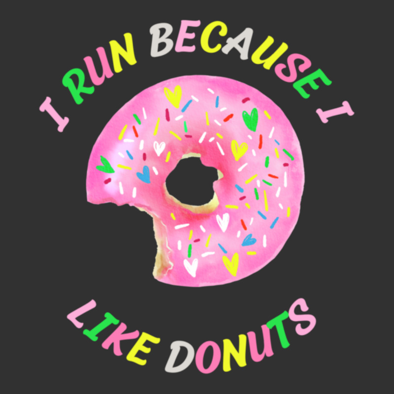 I Run Because I Like Donuts Urban Heavy Tee by StudioElite | Teevron
