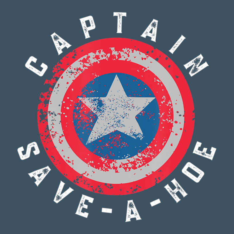 Captain Save-a-hoe Vintage Funny Retro Urban Heavy Tee by StudioElite | Teevron