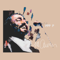 Original Portrait Of Luciano Pavarotti Urban Heavy Tee | Teevron
