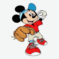 Micky-playing-baseball-cartoon-illustration-- Urban Heavy Tee | Teevron