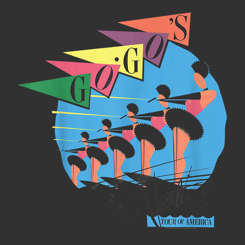 The Go Go's   Vacation Retro T Shirt Urban Heavy Tee by SnappyArt | Teevron