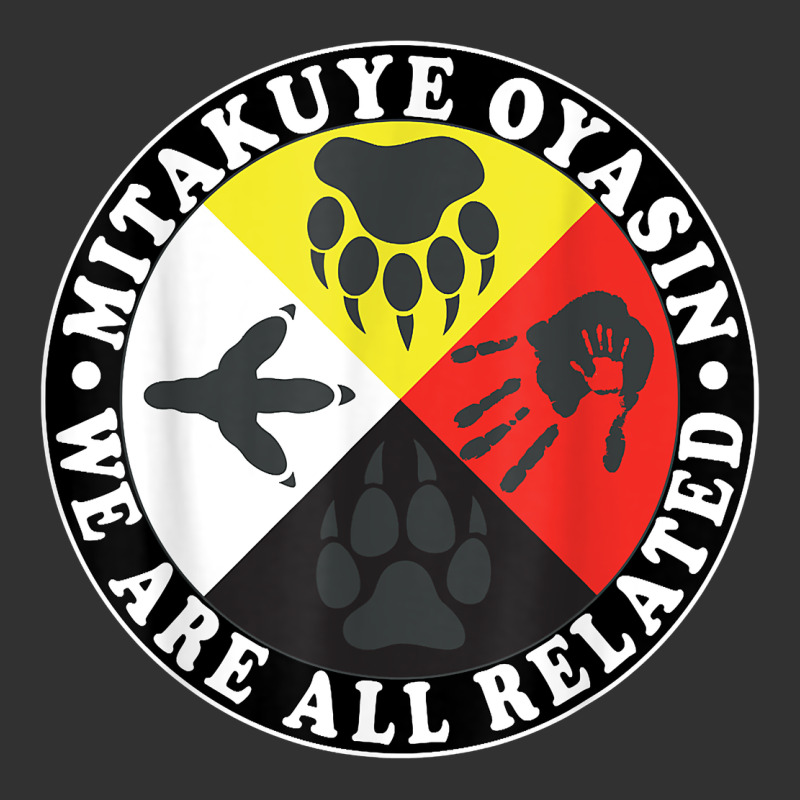 Native American Medicine Wheel, Mitakuye Oyasin T Shirt Urban Heavy Tee by SnappyArt | Teevron