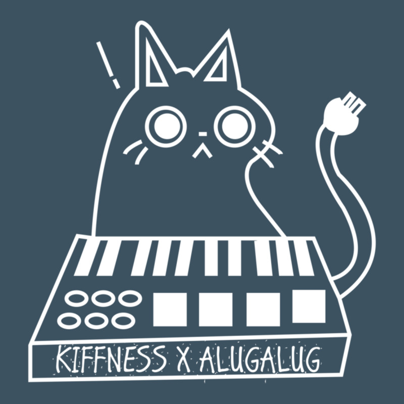 The Kiffness X Alugalug White Cat Classic Urban Heavy Tee by SnappyArt | Teevron