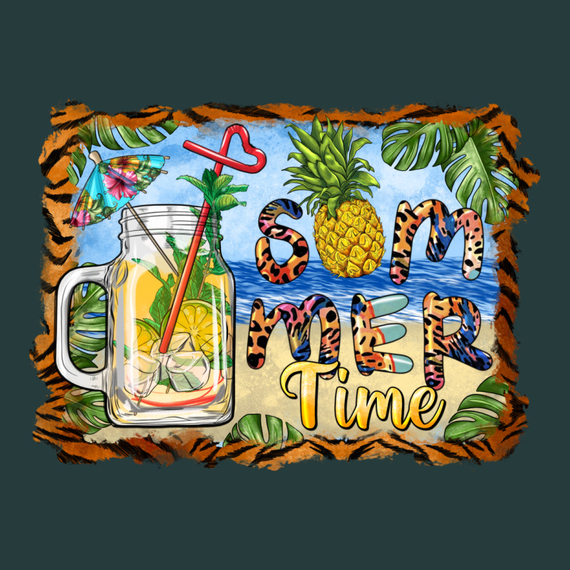 Summer Time Pineapple And  Beach Premium Hoodie by BarkalooDesign | Teevron