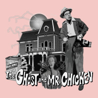The Ghost And Mr Chicken Green Urban Heavy Tee | Teevron