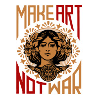 make art not war symbol | Teevron