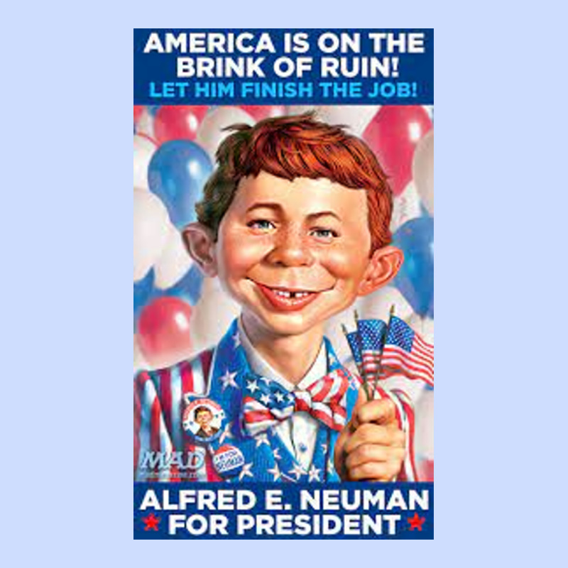 Alfred E. Neuman For President Urban Heavy Tee by FloraArt | Teevron