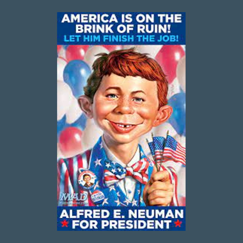 Alfred E. Neuman For President Urban Heavy Tee by FloraArt | Teevron