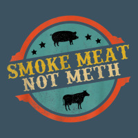 Smoke Meat Not Meth Funny Bbq Grill Lover Meat Lover Retro Urban Heavy Tee | Teevron