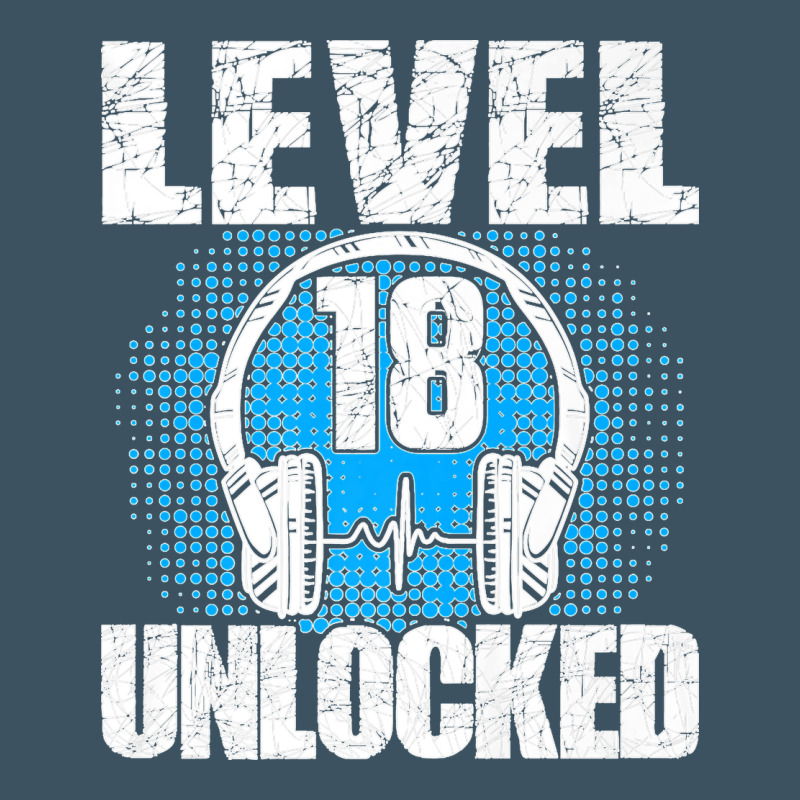 Level 18 Unlocked Birthday 18 Years Gamer Premium T Shirt Urban Heavy Tee by FloraArt | Teevron