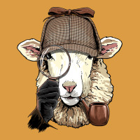 Detective Sheep Lamb Spy Investigator Farmer Sheep Lover 53 Urban Heavy Tee | Teevron