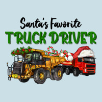 Santa's Favorite Truck Driver Ladies Tee | Teevron