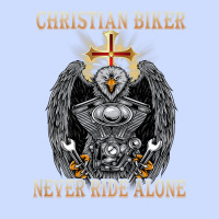 Jesus Christian Biker Never Ride Alone Urban Heavy Tee | Teevron