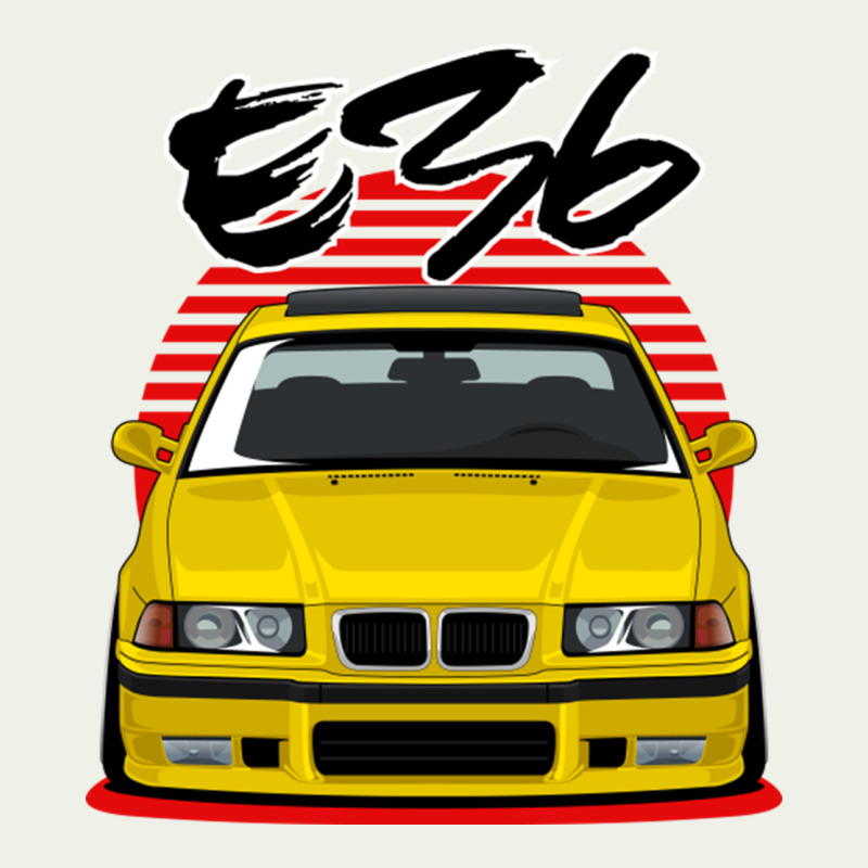 Yellow E36 Urban Heavy Tee by ArtMosaic | Teevron
