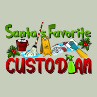 Santa's Favorite Custodian Ladies Tee | Teevron