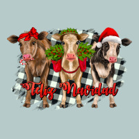 Feliz Navidad Heifers Front View Heavy Core Tee | Teevron