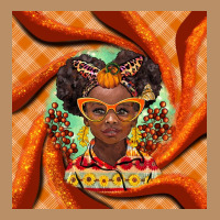 Fall African Girl Vintage Hoodie | Teevron