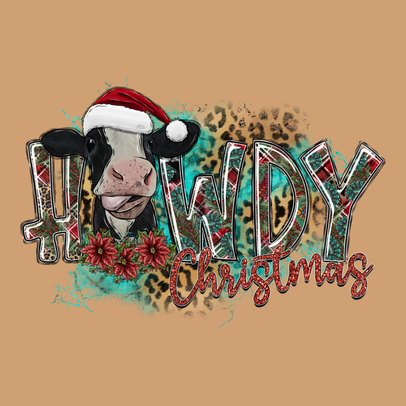 Howdy Christmas Vintage Tee by CowhideDigitalArt | Teevron