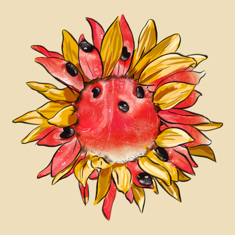 Watermelon Sunflower Premium Hoodie by BarkalooDesign | Teevron