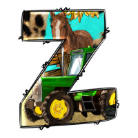Farm Life Alphabet Lowercase Letters Z Premium Tee | Teevron