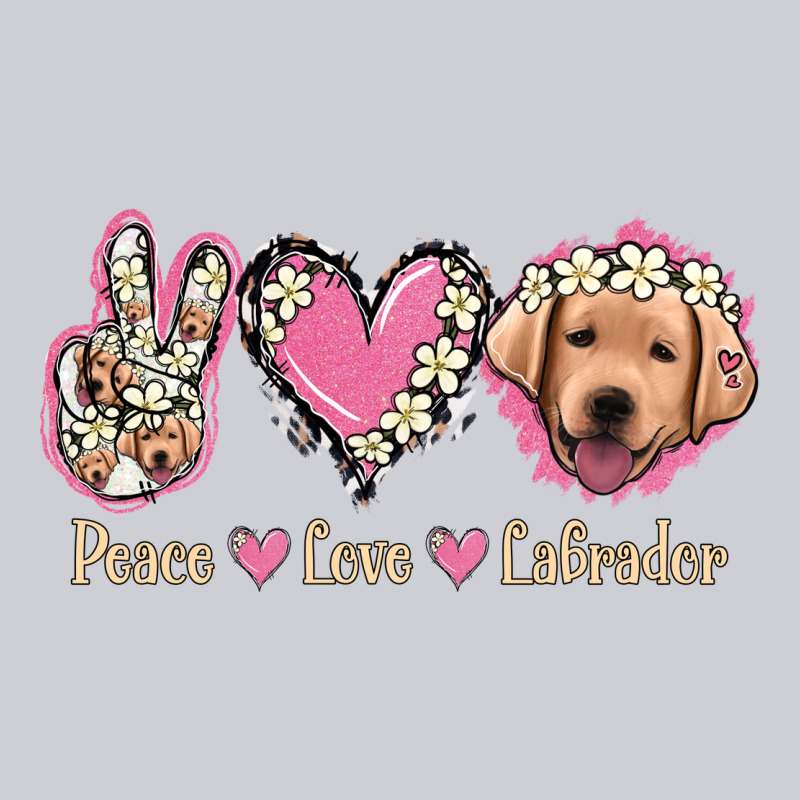 Peace Love Labrador Classic Tee by Jasminsmagicworld | Teevron