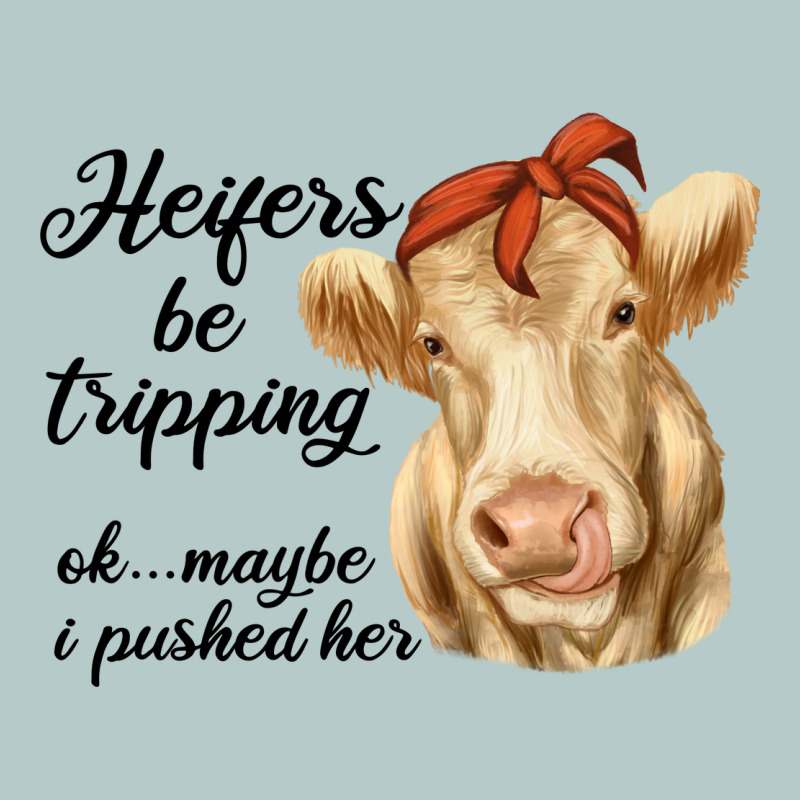 Heifer's Be Trippin' Charolais Cow Heavy Core Tee by RanaPortraitStore | Teevron