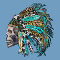 Western Indian Headdress With Skull Urban Heavy Tee | Teevron