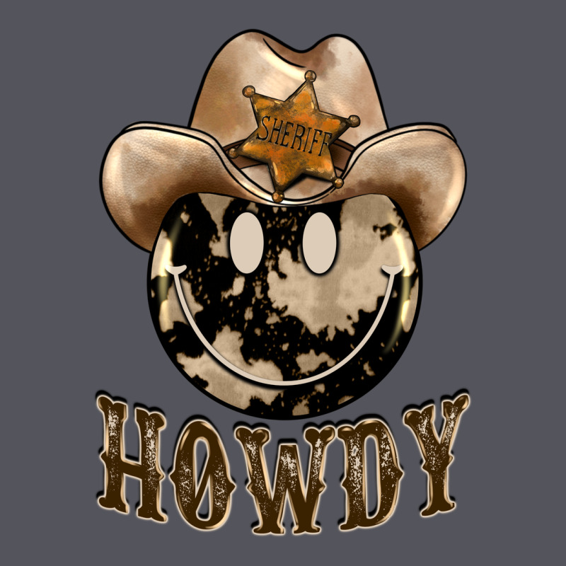 Howdy Smiley Face Vintage Hoodie by BarkalooDesign | Teevron