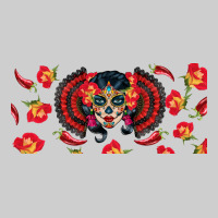 Sugar Skull Rose Libbey Glass Premium Tee | Teevron