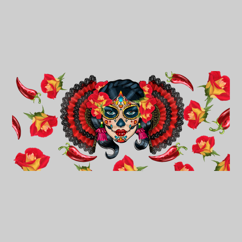 Sugar Skull Rose Libbey Glass Premium Tee by BundleAndBundleShop | Teevron