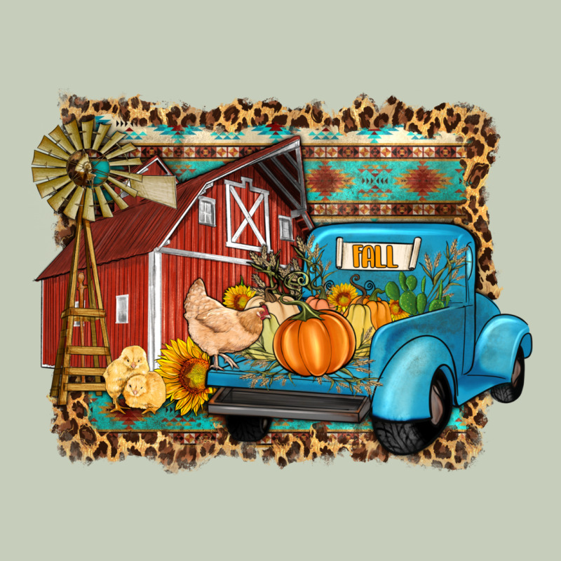 Farm Life Fall Barn And Truck Long Sleeve Tee by Artiststas | Teevron