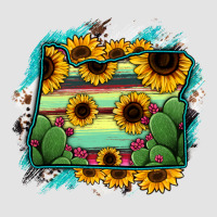 Oregon Map Sunflower Cactus Serape Premium Sweatshirt | Teevron