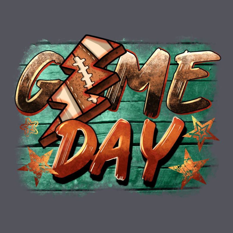 Game Day  Lightning Football Vintage Hoodie by BarkalooDesign | Teevron