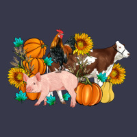 Farm Life Fall Pig Cow Rooster Long Sleeve Tee | Teevron