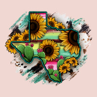 Texas Map Sunflower Cactus Serape Premium Sweatshirt | Teevron