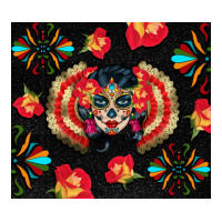 sugar skull tumbler | Teevron