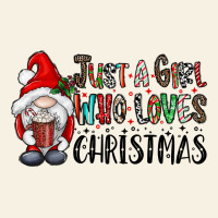 Just A Girk Who Loves Christmas Vintage Tee | Teevron