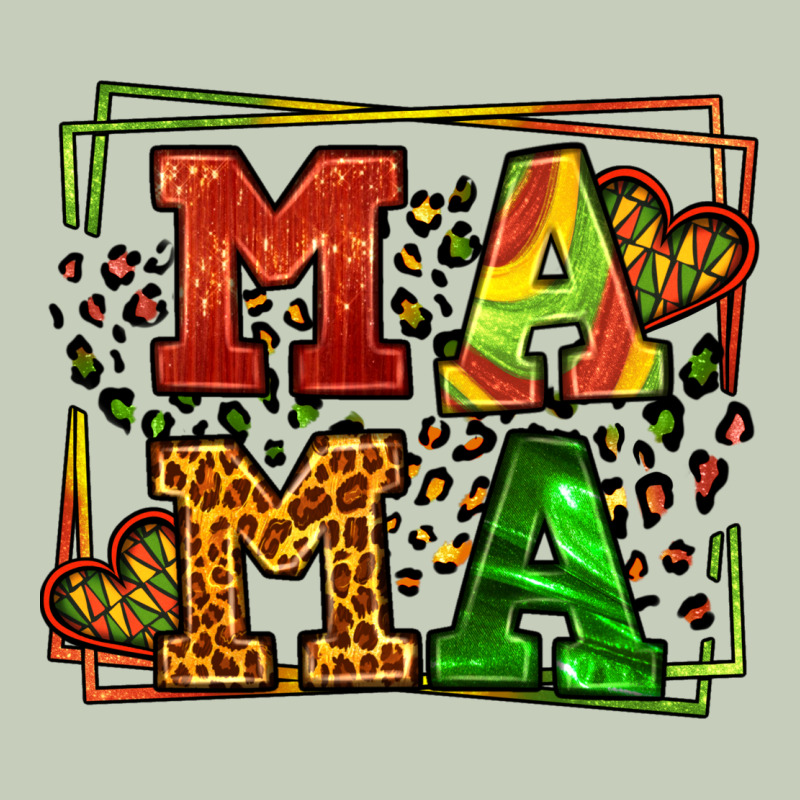 Juneteenth Leopard Frame Mama Mother's Day Ladies Tee by LillyAllenDesigns | Teevron