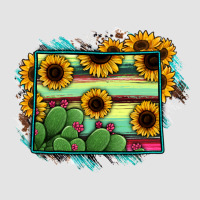 Wyoming Map Sunflower Cactus Serape Premium Sweatshirt | Teevron