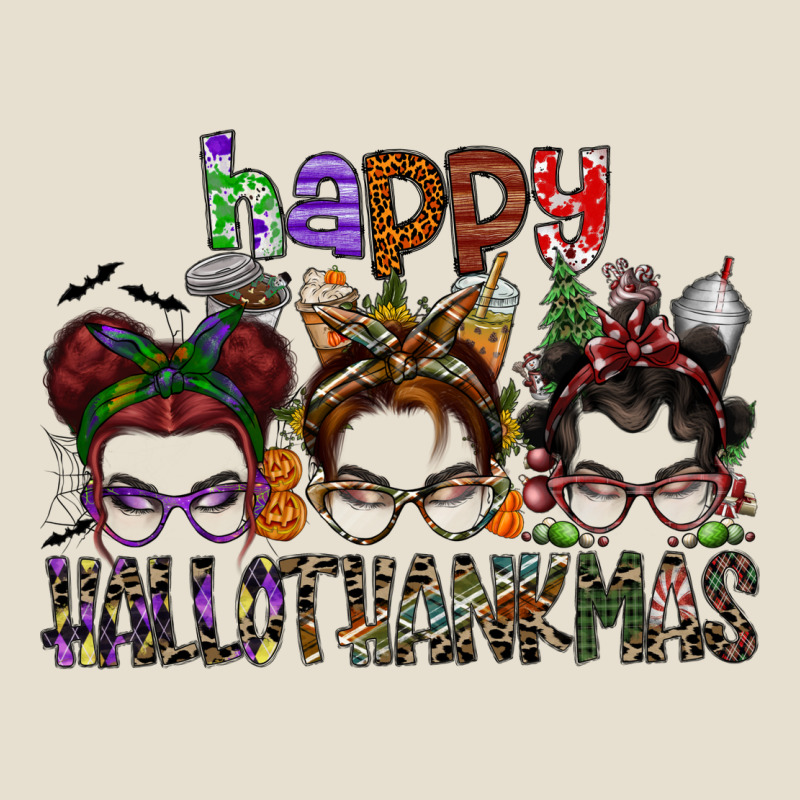 Happy Hallothanksmas Urban Heavy Tee by SublimationCraftShop | Teevron