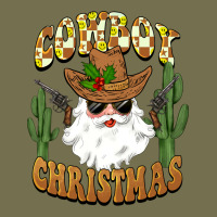 Cowboy Christmas Santa Vintage Hoodie | Teevron