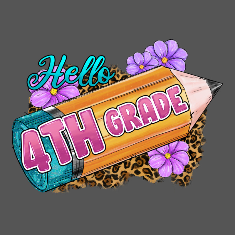 Hello 4th Grade Zipper Hoodie by RanaPortraitStore | Teevron